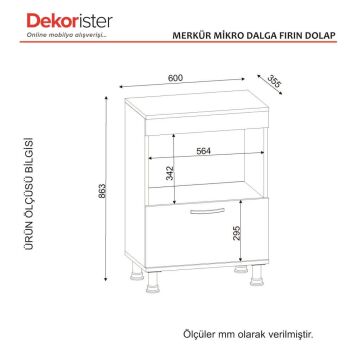Merkür Mutfak Dolabı Beyaz