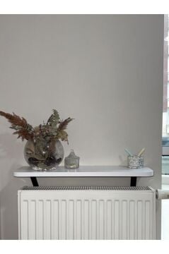 Montajsız Petek Üstü Uçan Raf Dresuar Kalorifer Peteği Rafı