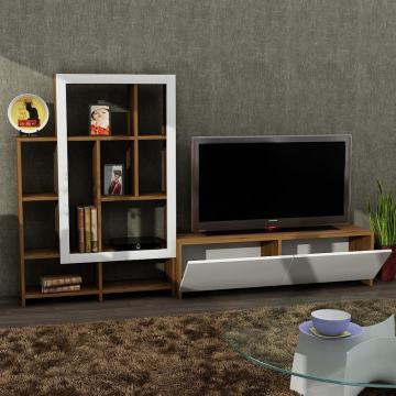 Dekorister Parea Tv Ünitesi Beyaz-Ceviz