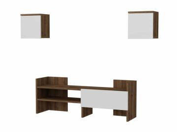 Dekorister Victor Tv Ünitesi Beyaz-Ceviz