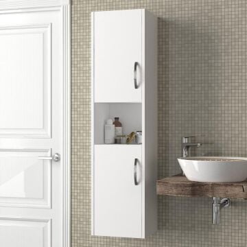 2 Kapaklı Asma Banyo Dolap