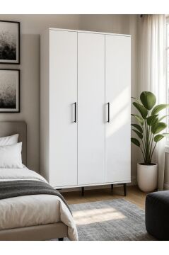 Dorpek Nuna 3 Kapaklı Gardırop – 180x90 cm Genç ve Yatak Odası Dolabı