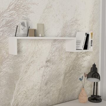 Happy Duvar Rafı Beyaz