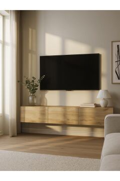 Dorpek Cercei Tv Standı, Tv Sehpası 180 Cm Sepet - Modern Tv Ünitesi