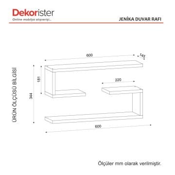 Jenika Duvar Rafları