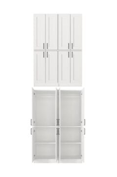 8 Kapaklı Gardırop - 182 cm Y, 122 cm G - Genç Odası ve Yatak Odası Gardırop | Arden