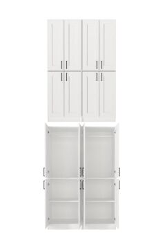 8 Kapaklı Gardırop - 182 cm Y, 122 cm G - Genç Odası ve Yatak Odası Gardırop | Arden