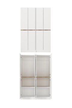 8 Kapaklı Gardırop - 182 cm Y, 122 cm G - Genç Odası ve Yatak Odası Gardırop | Lias