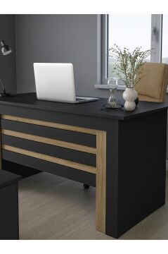 Dorpek Epito Ofis Masası Çalışma Masası Antrasit - Sepet