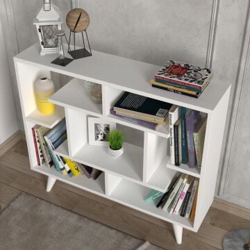 Fondea Kitaplık Beyaz