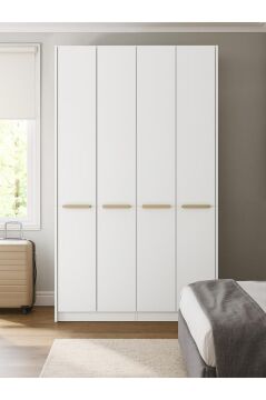 Dorpek Cosmos 4 Kapaklı Gardırop - 210 cm Y, 124 cm G - Genç Odası ve Yatak Odası Gardırop