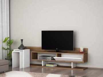 Dekorister Eren Tv Ünitesi Beyaz-Ceviz