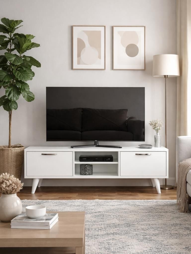 Dorpek Dale Tv Sehpası Beyaz