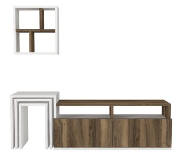 Missy Tv Ünitesi Beyaz-Ceviz