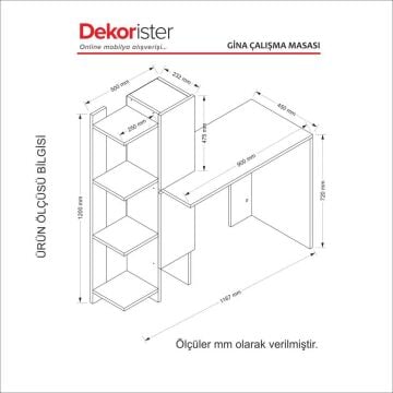 Dekorister Gina Çalışma Masası