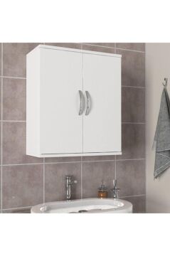 Dorpek Ravi İki Kapaklı Banyo Dolabı Beyaz