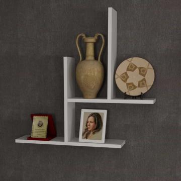 Dekorister Rox Duvar Rafı Beyaz