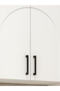 Dorpek Kalira Çamaşır Makinesi Dolabı Çok Amaçlı Banyo Dolabı Beyaz