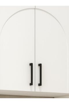 Dorpek Kalira Çamaşır Makinesi Dolabı Çok Amaçlı Banyo Dolabı Beyaz