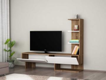 Dekorister Martin Tv Ünitesi Beyaz-Ceviz