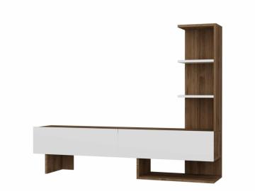 Dekorister Martin Tv Ünitesi Beyaz-Ceviz