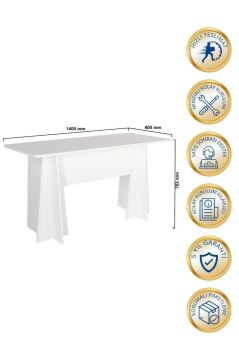 Dorpek Kula Yönetici Ofis Masası Çalışma Masası Beyaz