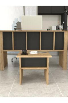 Dorpek Nika Ofis Sehpası Orta Sehpa Antrasit - Sepet