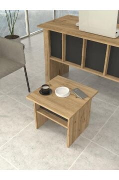 Dorpek Nika Ofis Sehpası Orta Sehpa Antrasit - Sepet