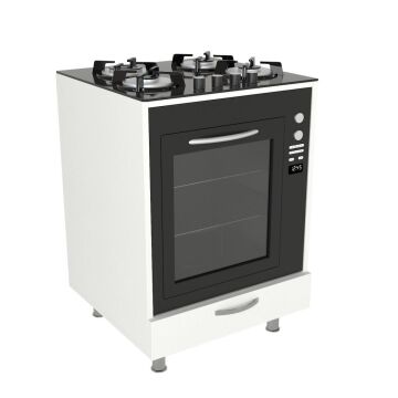 Sema Ankastre Fırın Dolabı Beyaz