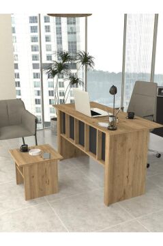 Dorpek Nika Ofis Masası Ve Ofis Sehpası Set - 2 Parça