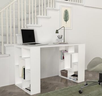 Valancia Çalışma Masası Beyaz