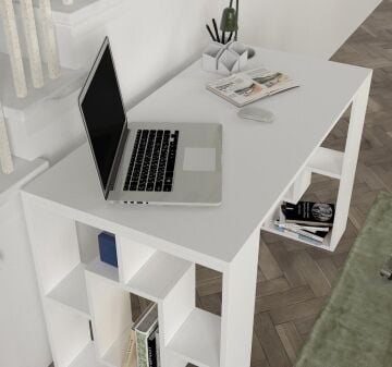 Valancia Çalışma Masası Beyaz