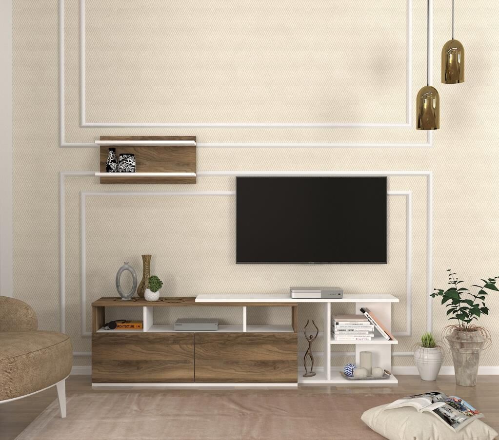 Beste Tv ünitesi Beyaz-Ceviz