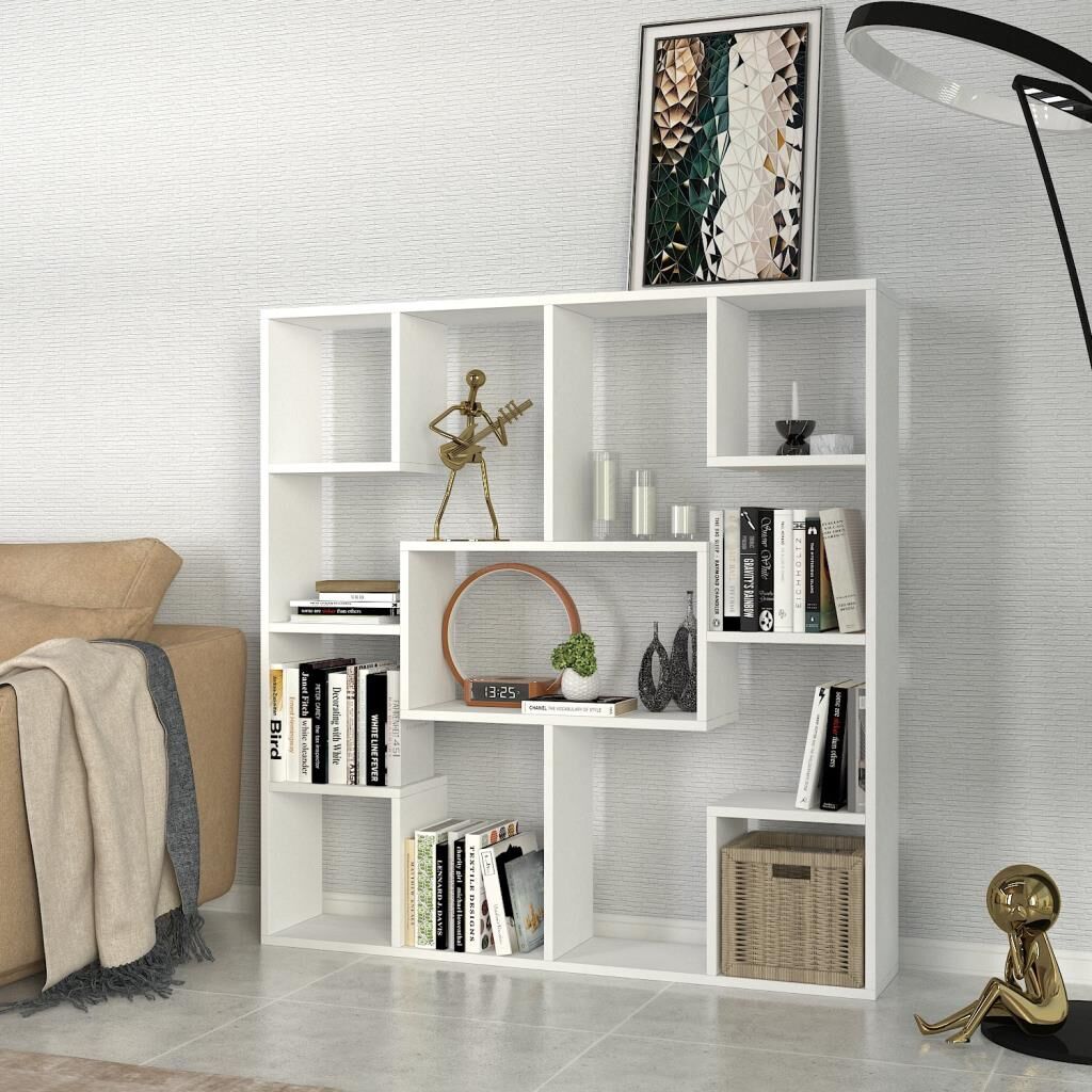 Optimist Kitaplık Beyaz