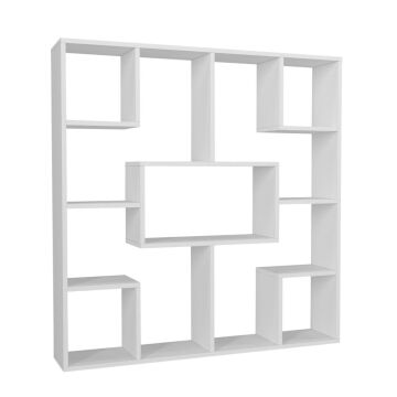 Optimist Kitaplık Beyaz