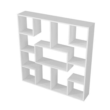 Optimist Kitaplık Beyaz