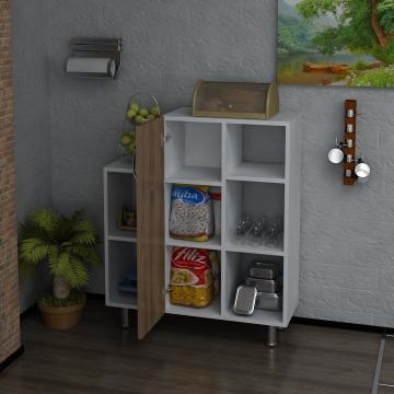 Dekorister Boys Çok Amaçlı Dolap Beyaz-Ceviz