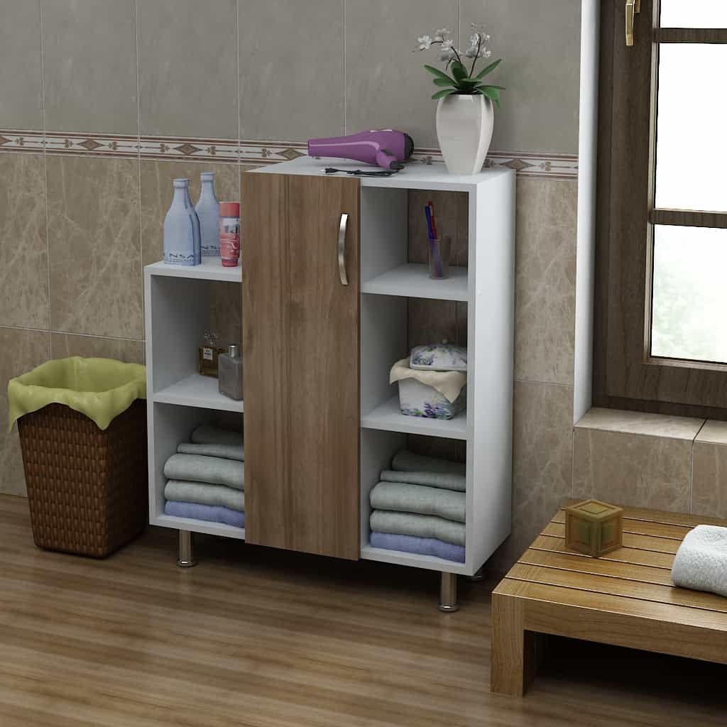 Dekorister Boys Çok Amaçlı Dolap Beyaz-Ceviz