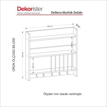 Dellana Mutfak Dolabı Beyaz