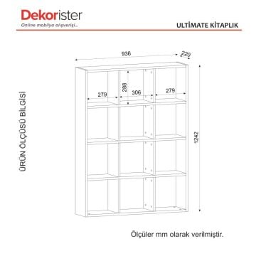 Ultimate Kitaplık Beyaz