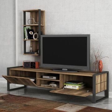 Lost Metal Tv Ünitesi Ceviz