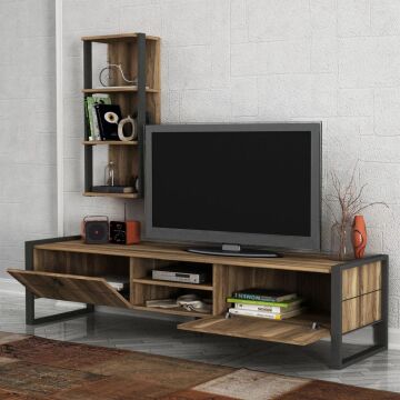 Lost Metal Tv Ünitesi Ceviz