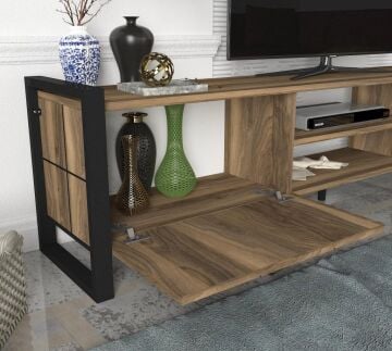 Lost Metal Tv Ünitesi Ceviz