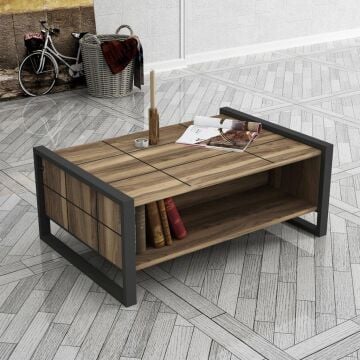 Lost Metal Orta Sehpa Ceviz