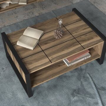 Lost Metal Orta Sehpa Ceviz