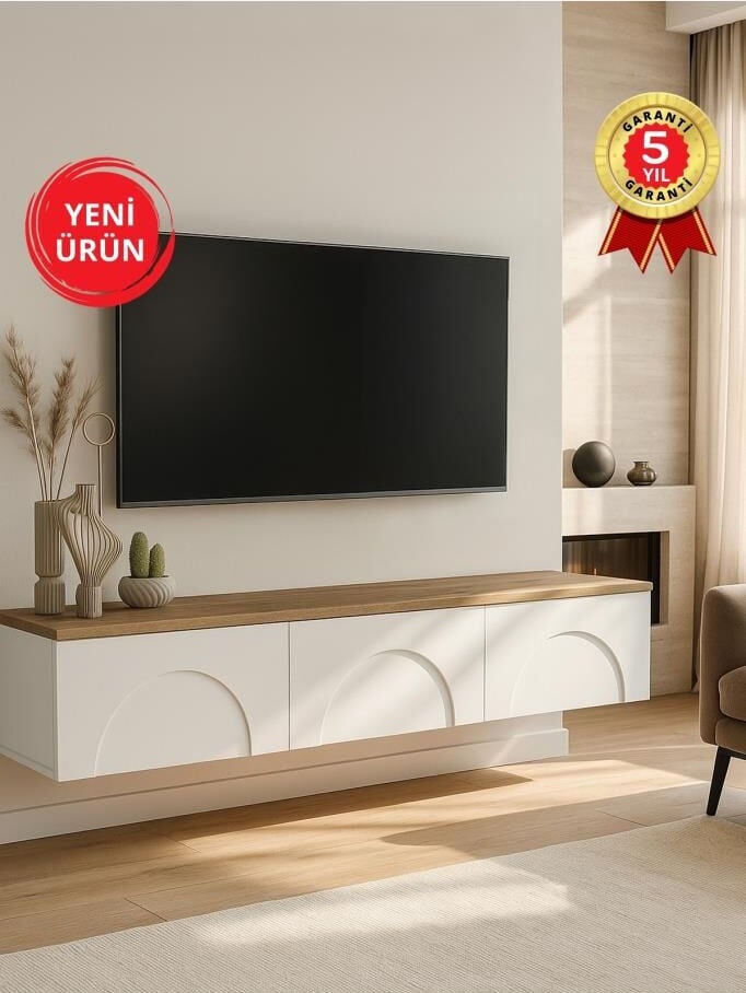 TV Ünitesi 150 cm – Minimalist, Modern ve Bohem Tv Ünitesi - Kolay Kurulum Salon Mobilyası | Bono