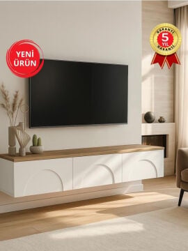 TV Ünitesi 150 cm – Minimalist, Modern ve Bohem Tv Ünitesi - Kolay Kurulum Salon Mobilyası | Bono