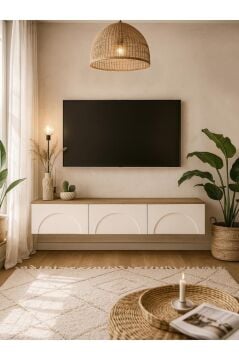 TV Ünitesi 150 cm – Minimalist, Modern ve Bohem Tv Ünitesi - Kolay Kurulum Salon Mobilyası | Bono
