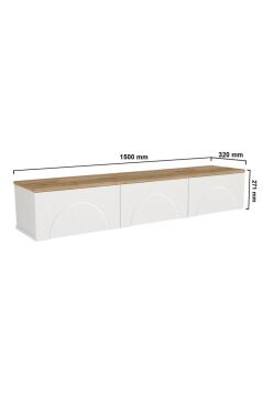 TV Ünitesi 150 cm – Minimalist, Modern ve Bohem Tv Ünitesi - Kolay Kurulum Salon Mobilyası | Bono