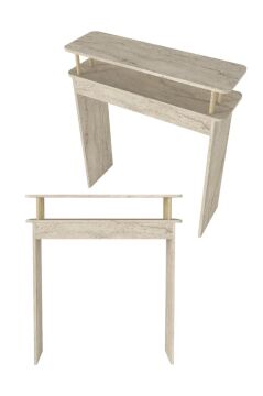 Dorpek Arakis Petek Üstü Dresuar - Traverten